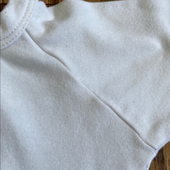 Cream Goumi viscose made from bamboo and organic cotton sleep&play footie, 3-6M - Picture 7 of 16